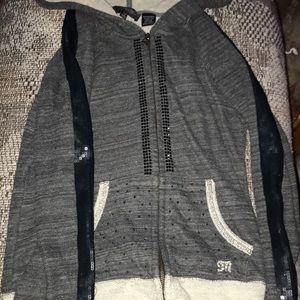 Miss Me Zip-up hoodie